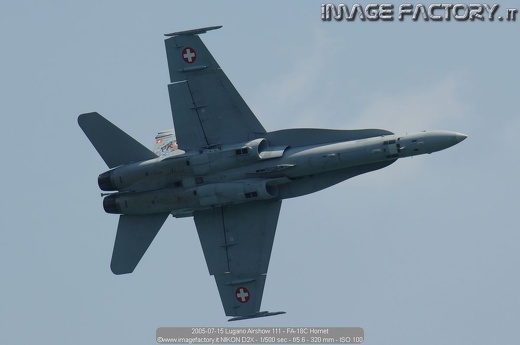 2005-07-15 Lugano Airshow 111 - FA-18C Hornet